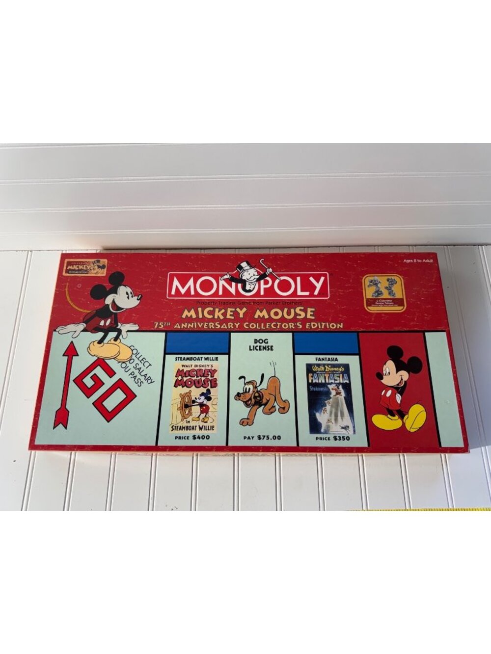 Monopoly Mickey Mouse 75th Anniversary Collector’s Edition USAopoly Game